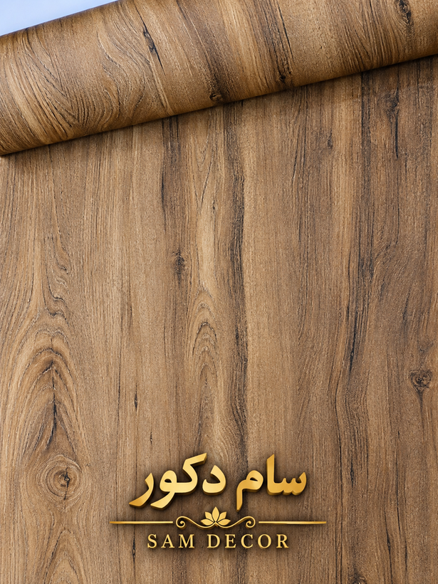 برچسب کابینت طرح چوب عرض 60 و
